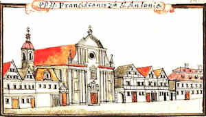 PP. FF. Franciscaner zu S. Antonio - Klasztor Franciszkanw w. Antoniego, widok oglny
